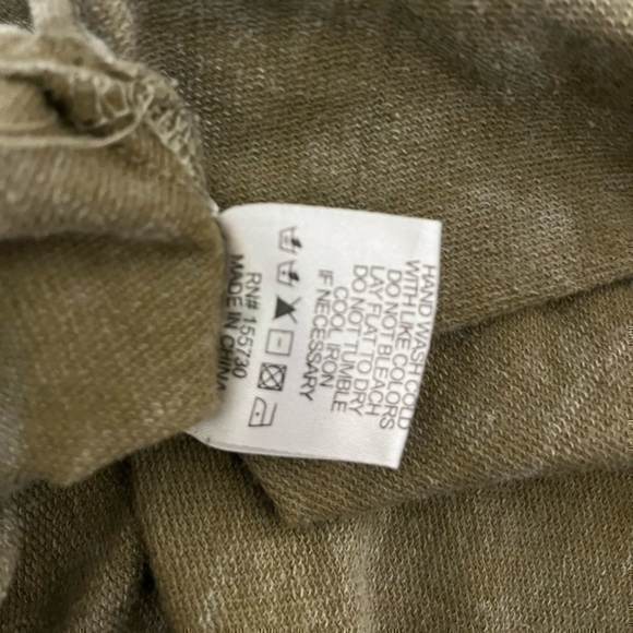 3/$30 _ JANE &  DELANCEY | Shacket Button-Up Shirt Jacket distressed green - s - Picture 6 of 7